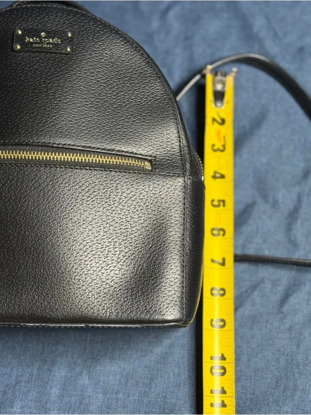 Kate Spade New York Grove Street Sammi Black Leather mini backpack